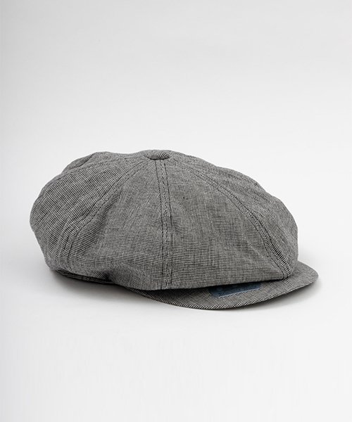 BELAFONTE ( ベラフォンテ ) - RAGTIME PEAKY HAT LINEN HOUNDS TOOTH ...