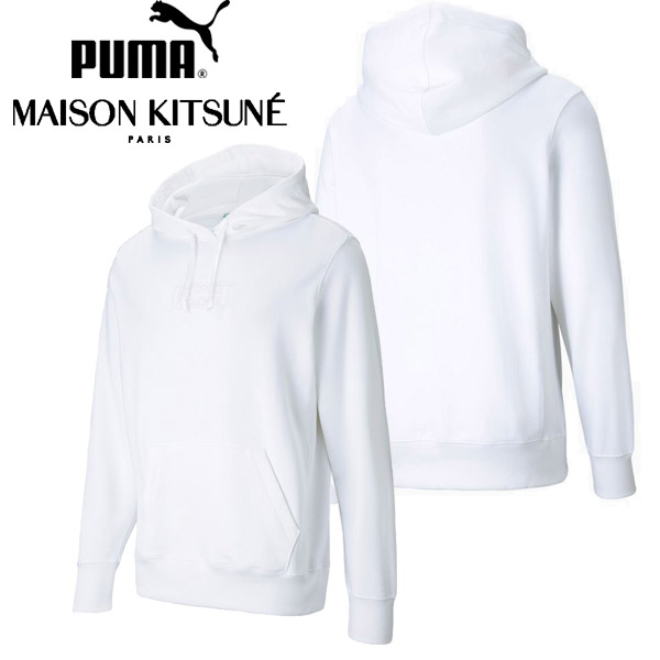 オンライン卸売り PUMA x ユニセックス パーカー コラボ Kitsuné MAISON パーカー