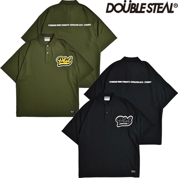 DOUBLE STEAL ( ダブルスティール ) - Dry Bigpoloshirt DS Wappen POLO