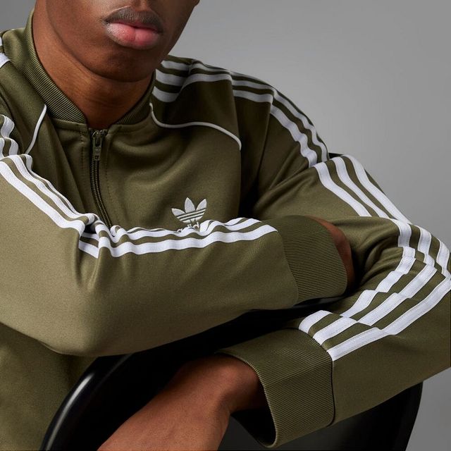 adidas アディダス　トラックジャケット　ジャージ　オリーブ