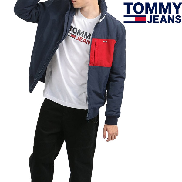 お買得価格 【TOMMY JEANS】カラーブロック パテッド ジャケット - メンズ