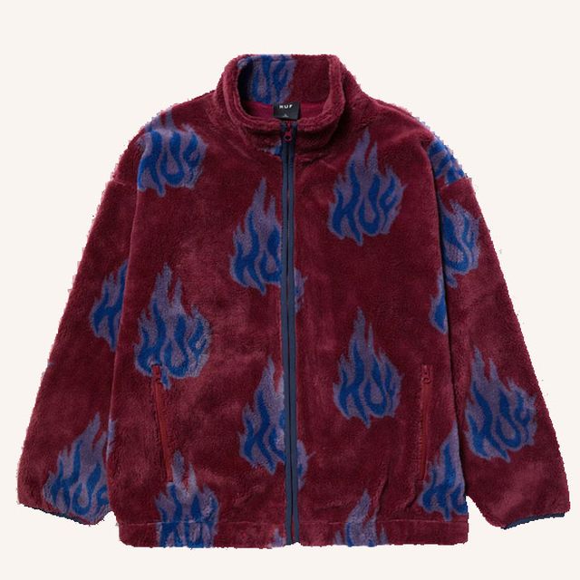 HUF ( ハフ ) - FLAMIN ZIP SHERPA FLEECE - FAITHWEB