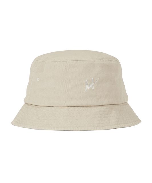 HUF ( ハフ ) - WASHED SCRIPT BUCKET HAT - FAITHWEB