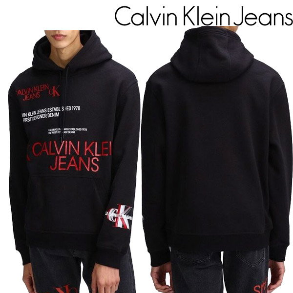 【XL】CALVIN KLEIN カルバンクライン パーカー リラックスロゴ