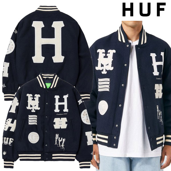 Huf 20 Year Classic H Varsity Jacket
