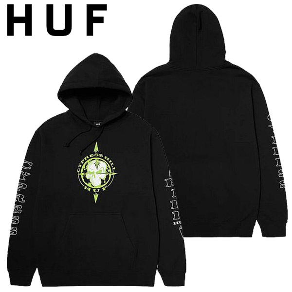 HUF ( ハフ ) - HUF X CYPRESS HILL BLUNTED COMPASS HOODIE