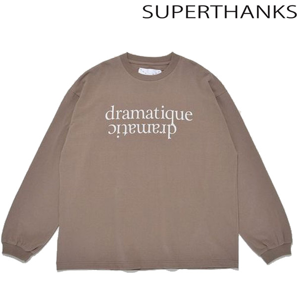 SUPERTHANKS (スーパーサンクス) - ワンポイント ロングTシャツ