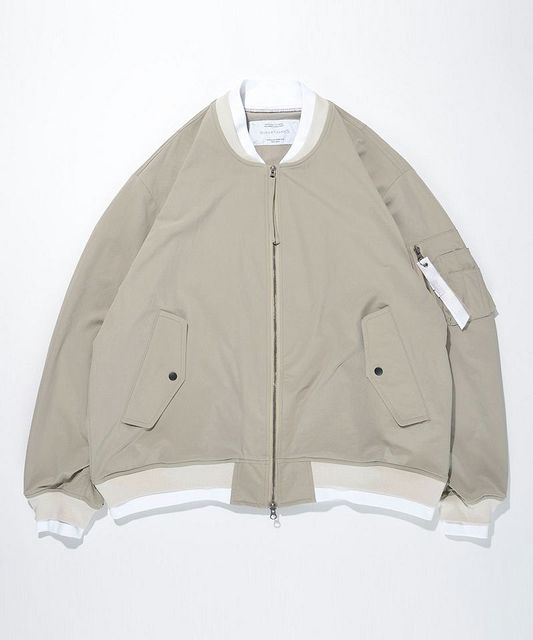 SUPERTHANKS (スーパーサンクス) - DOUBLE RIB MA-1 TYPE BIC JACKET