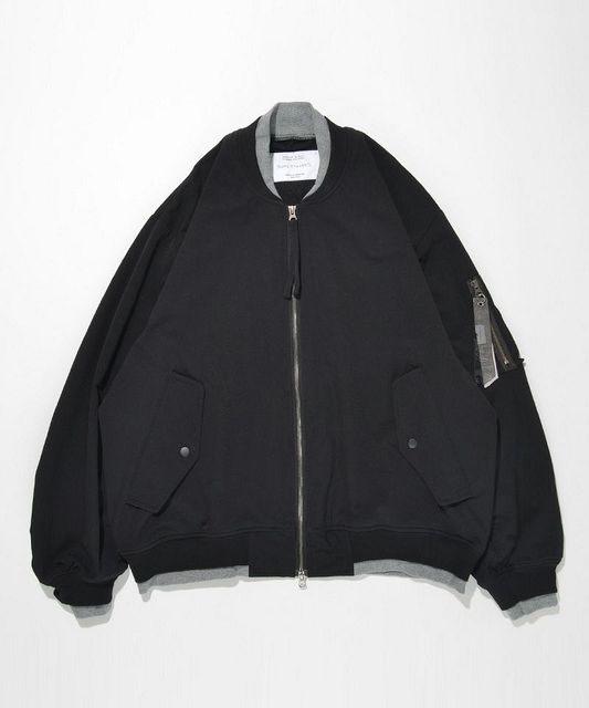 SUPERTHANKS (スーパーサンクス) - DOUBLE RIB MA-1 TYPE BIC JACKET 