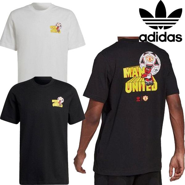 Adidas Originals アディダスオリジナルス マンチェスター ユナイテッド グラフィックtシャツ Faithweb